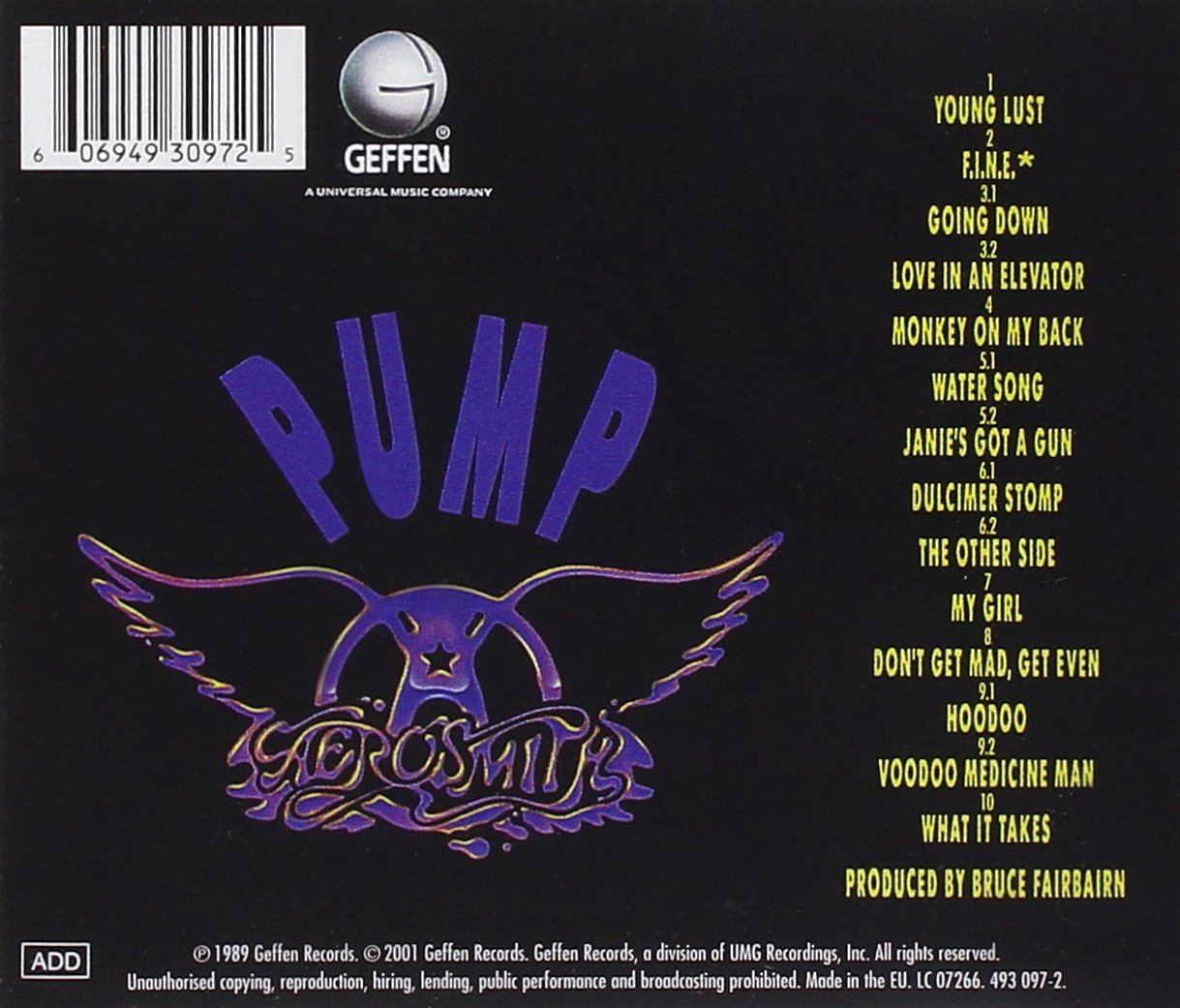 Pump | Aerosmith ‎ image1
