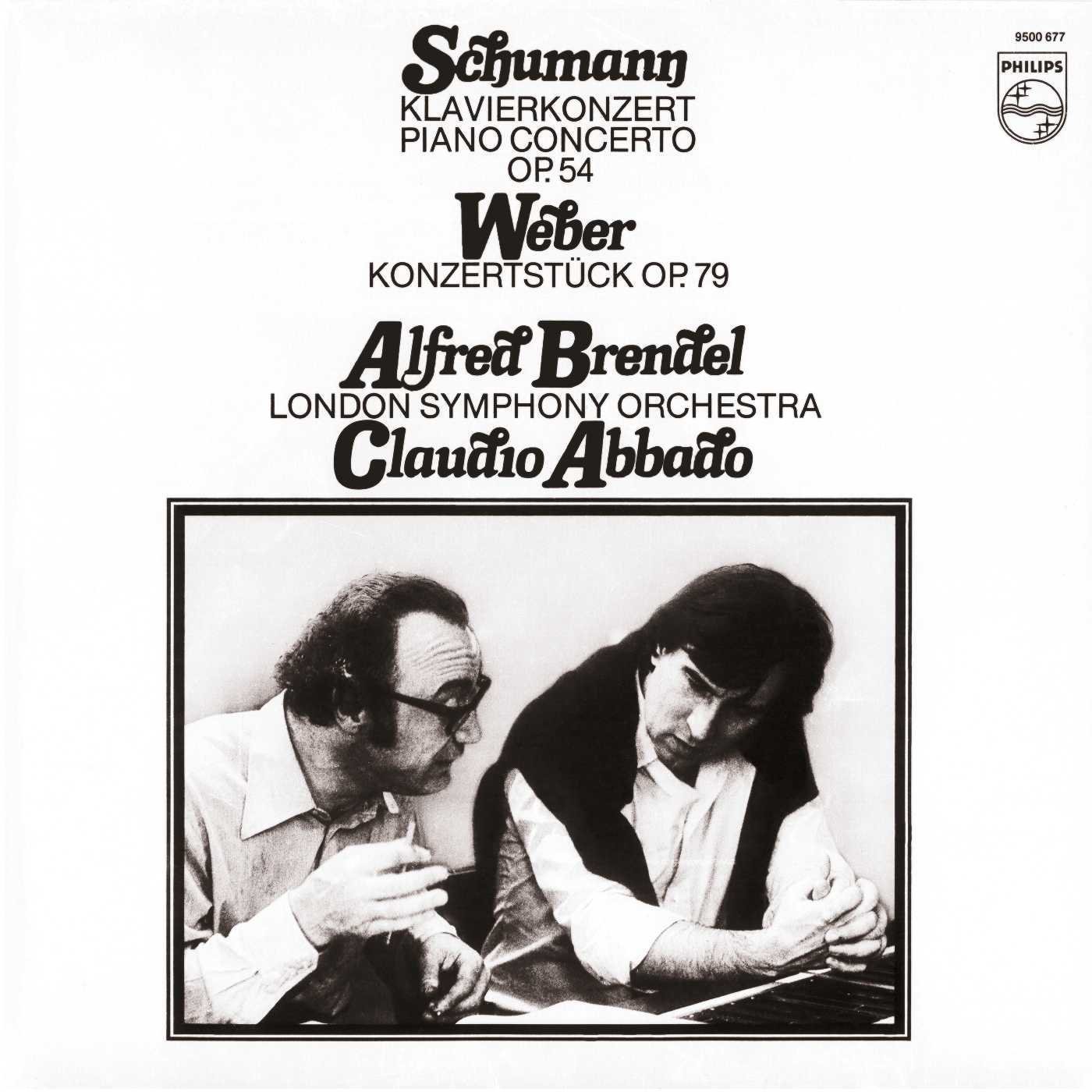 Schumann: Klavierkonzert Piano Concerto Op. 54 / Weber: Konzertstuck Op. 79 – Vinyl | Alfred Brendel, London Symphony Orchestra, Claudio Abbado Abbado poza noua