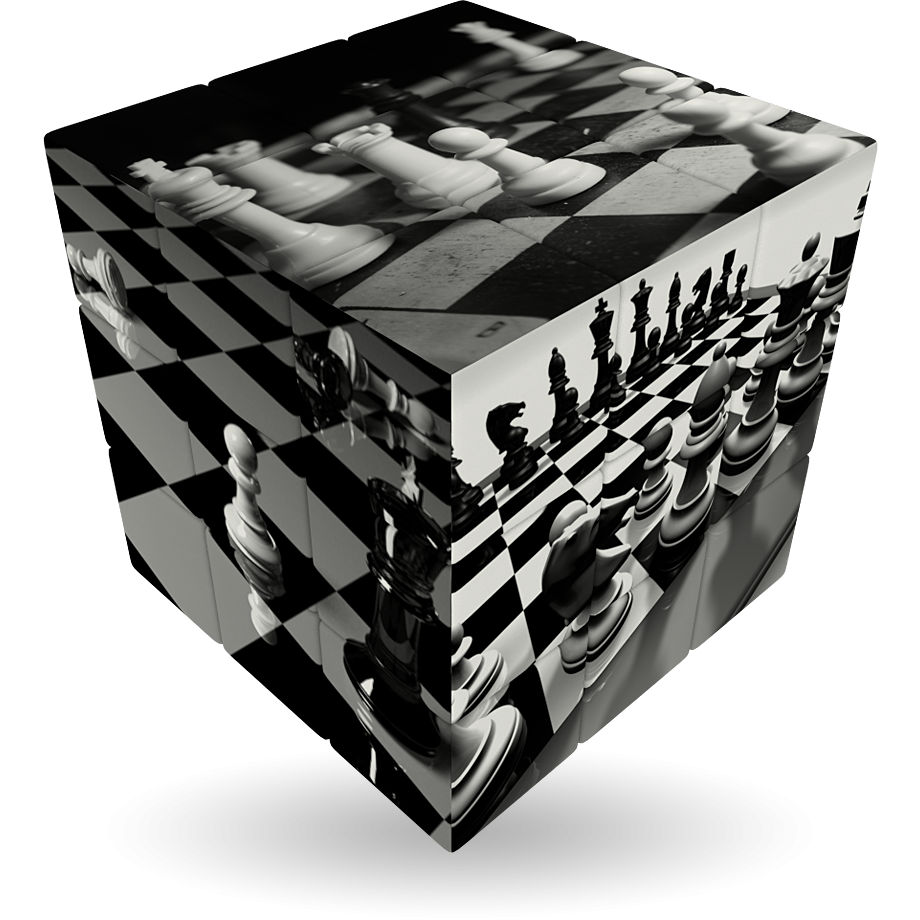 V-Cube Iluzie Tabla de Sah | V-Cube
