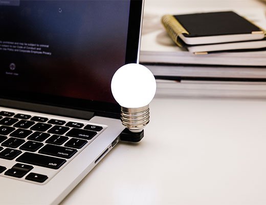 Lampa USB - Lightbulb | Kikkerland