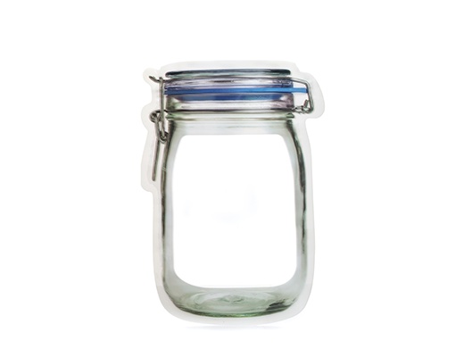 Punga mare zip lock - Mason Jar | Kikkerland - 1 | YEO