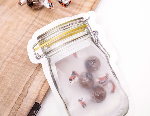 Punga mica zip lock - Mason Jar | Kikkerland - 1 | YEO