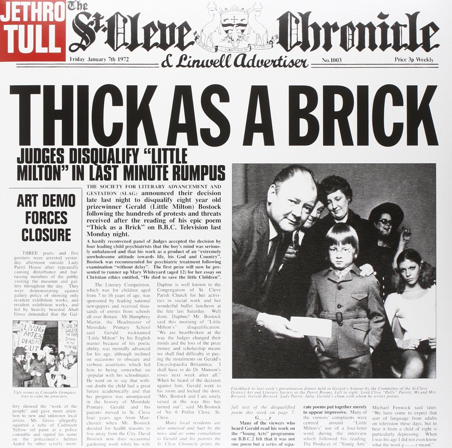 Thick As A Brick - Vinyl | Jethro Tull