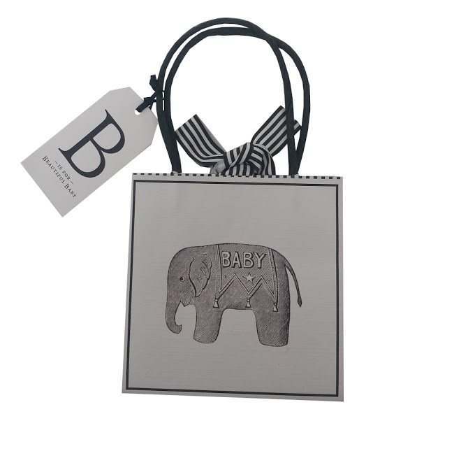 Punga mica pentru cadou - Alice Scott Baby Elephant | Penny Kennedy