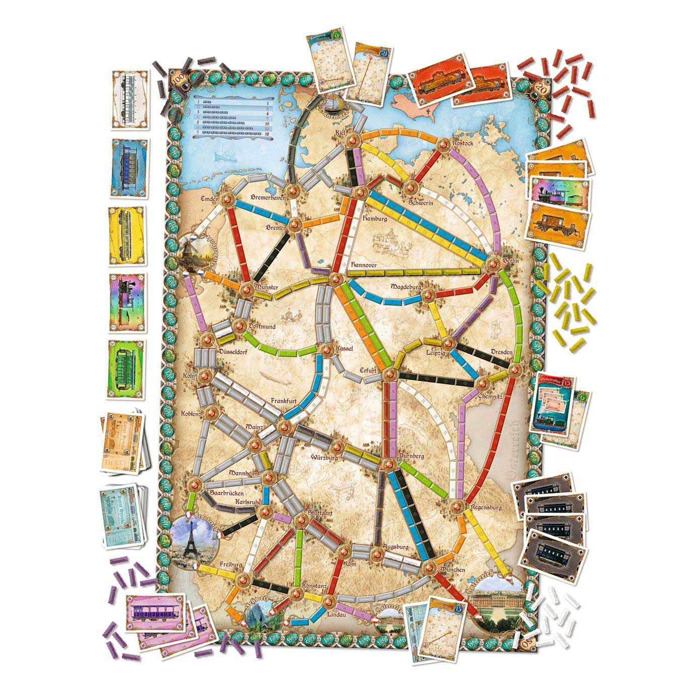 Joc de societate - Ticket to Ride: Germany (EN) | Days of Wonder - 1