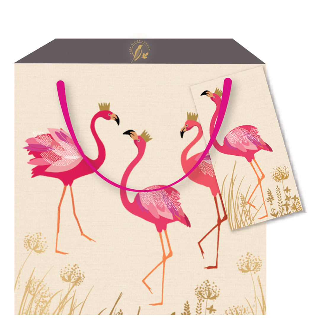 Punga de cadou - Medium - Sara Miller - Flamingo | Penny Kennedy