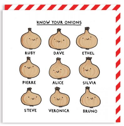 Felicitare - Know Your Onions | OHH Deer