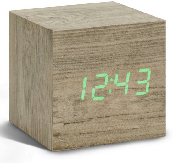  Ceas cu alarma - Cube Ash Click Clock | Gingko 