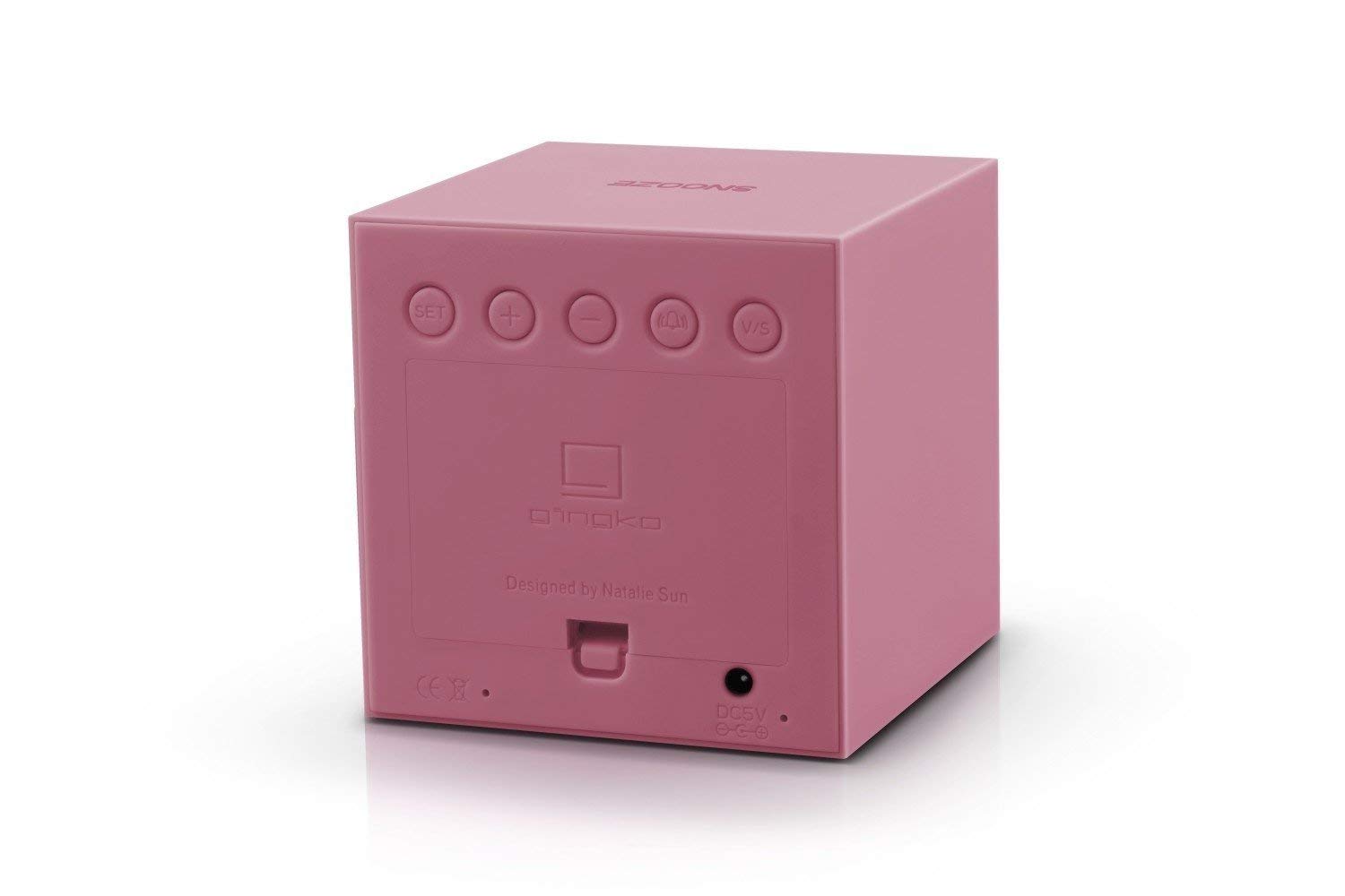 Ceas cu alarma - Pink | Gingko - 1 | YEO