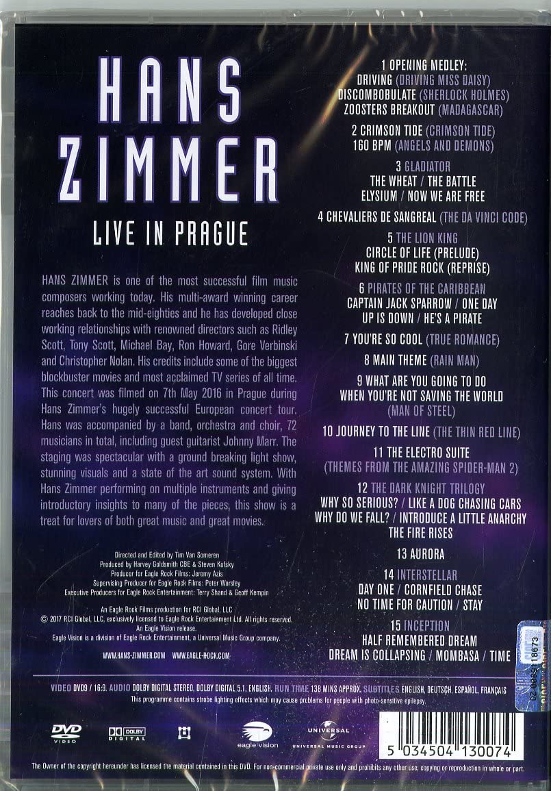 Hans Zimmer: Live In Prague | Hans Zimmer