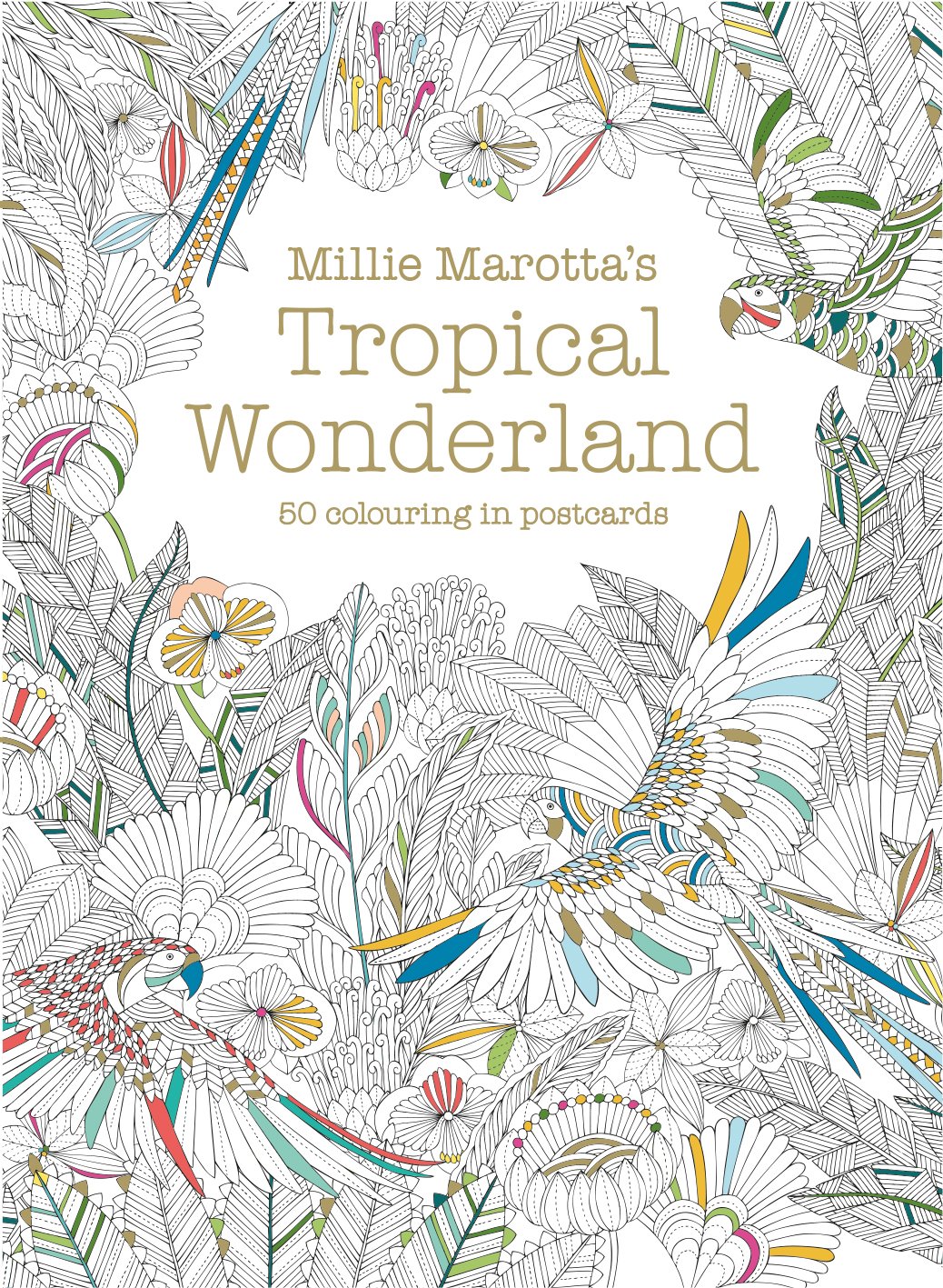 Carte postala - Millie Marotta\'s Tropical Wonderland - mai multe modele | Chronicle Books