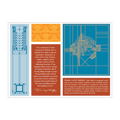 Stickere - Frank Lloyd Wright Nature | Galison