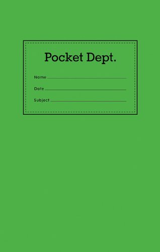 Carnet - Pocket Department: The Shirt Pocket | Princeton Architectural Press
