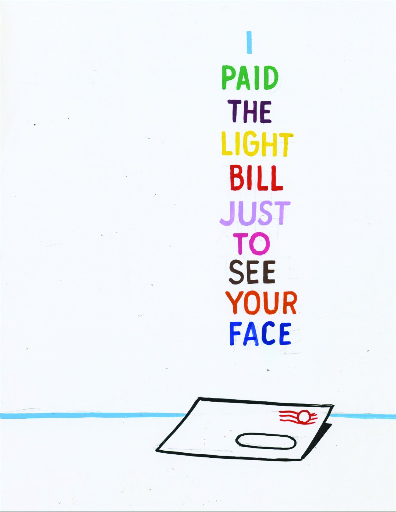 Carti postale - I Paid the Light Bill Just to See Your Face - Mai multe modele | Princeton Architectural Press - 3 | YEO