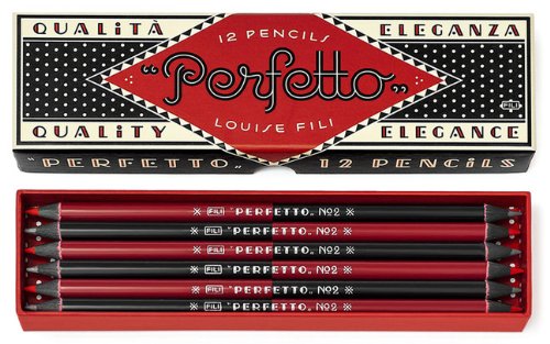 Set creioane - Perfetto - Louise Fili | Princeton Architectural Press