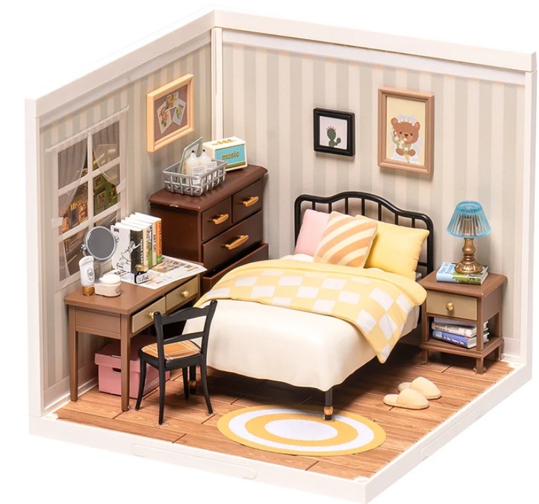 Puzzle 3D 114 piese - Sweet Dream Bedroom | Robotime - 1