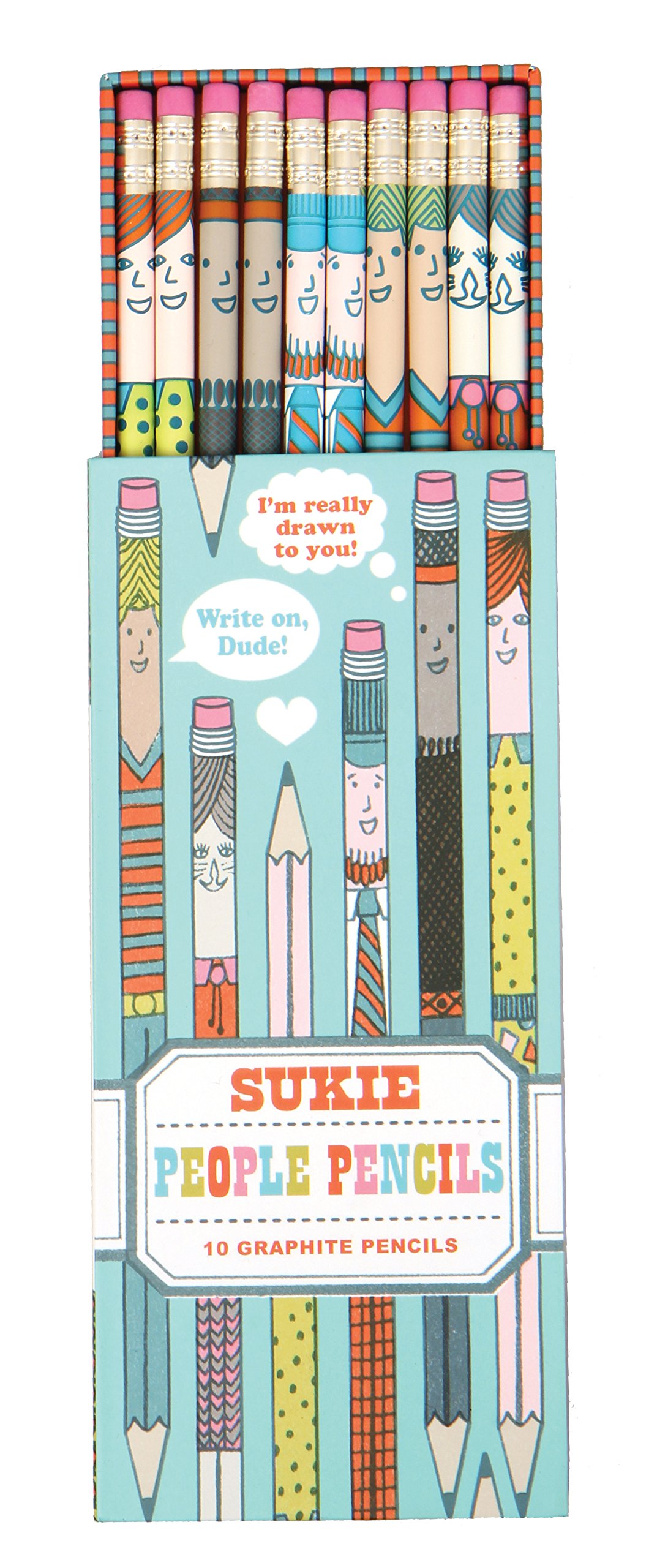 Set creioane colorate - People Pencils - Sukie | Chronicle Books