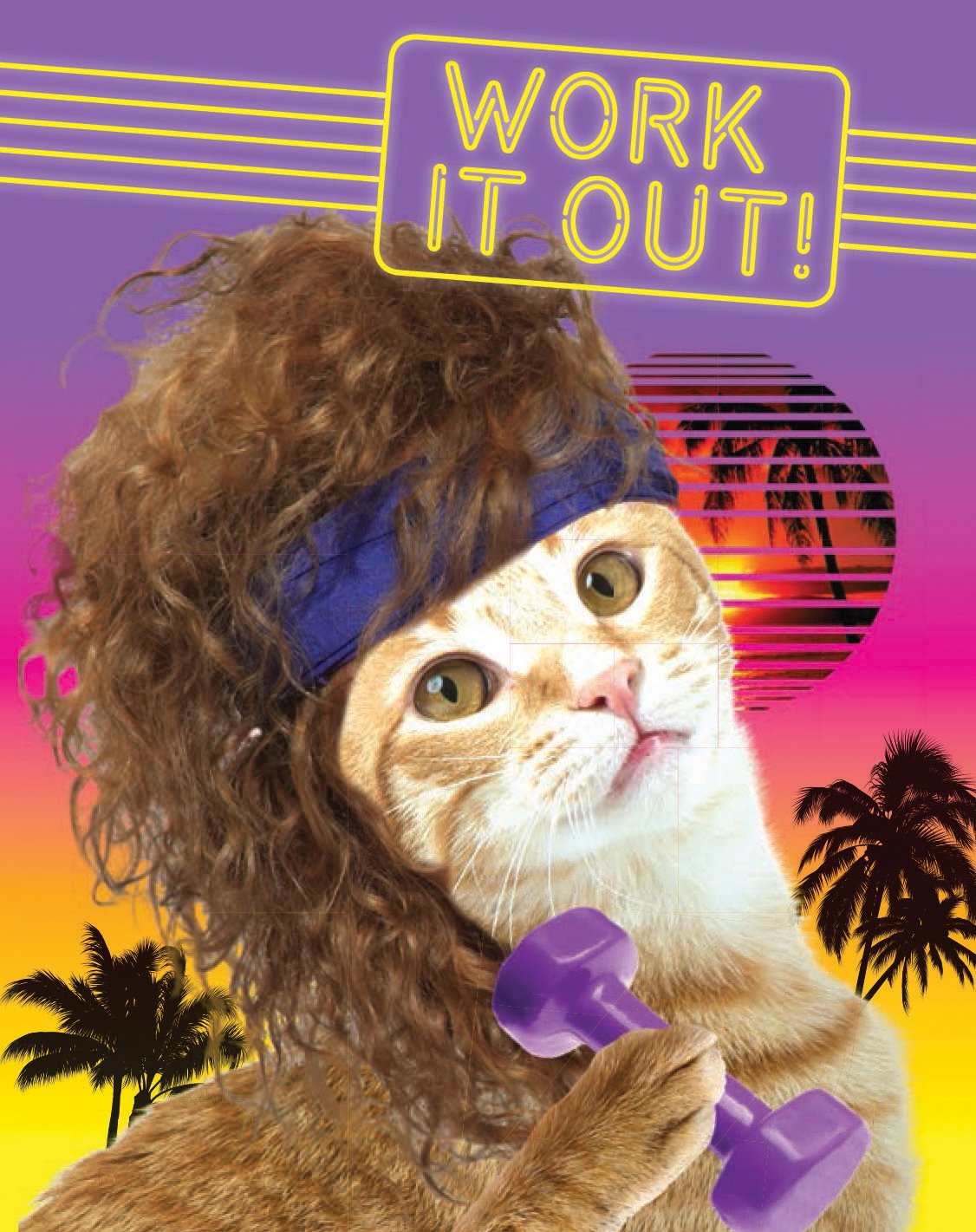 Carti postale - Totally Radicat! Cats of 1986 | Chronicle Books
