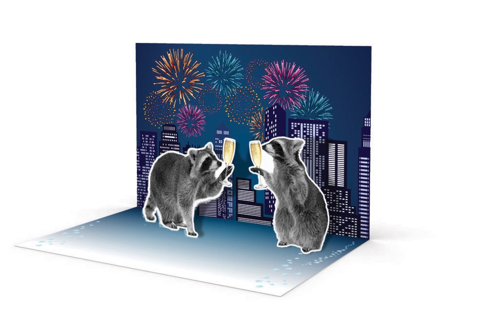 Carti postale - Party Animals! 10 Pop-Up Notecards & Envelopes | Chronicle Books