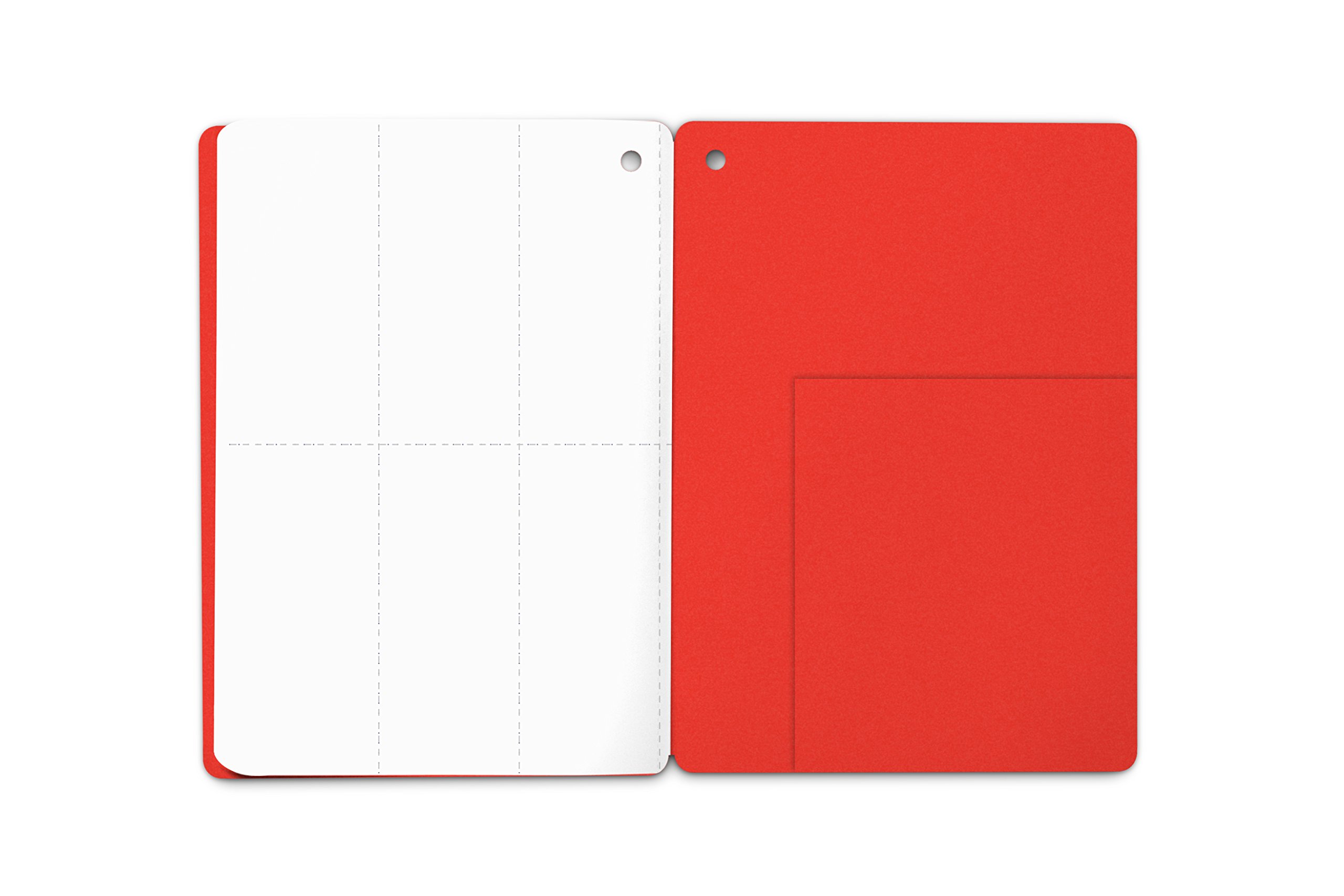 Carnet - Blue on Red Wraparound | Knock Knock - 2 | YEO