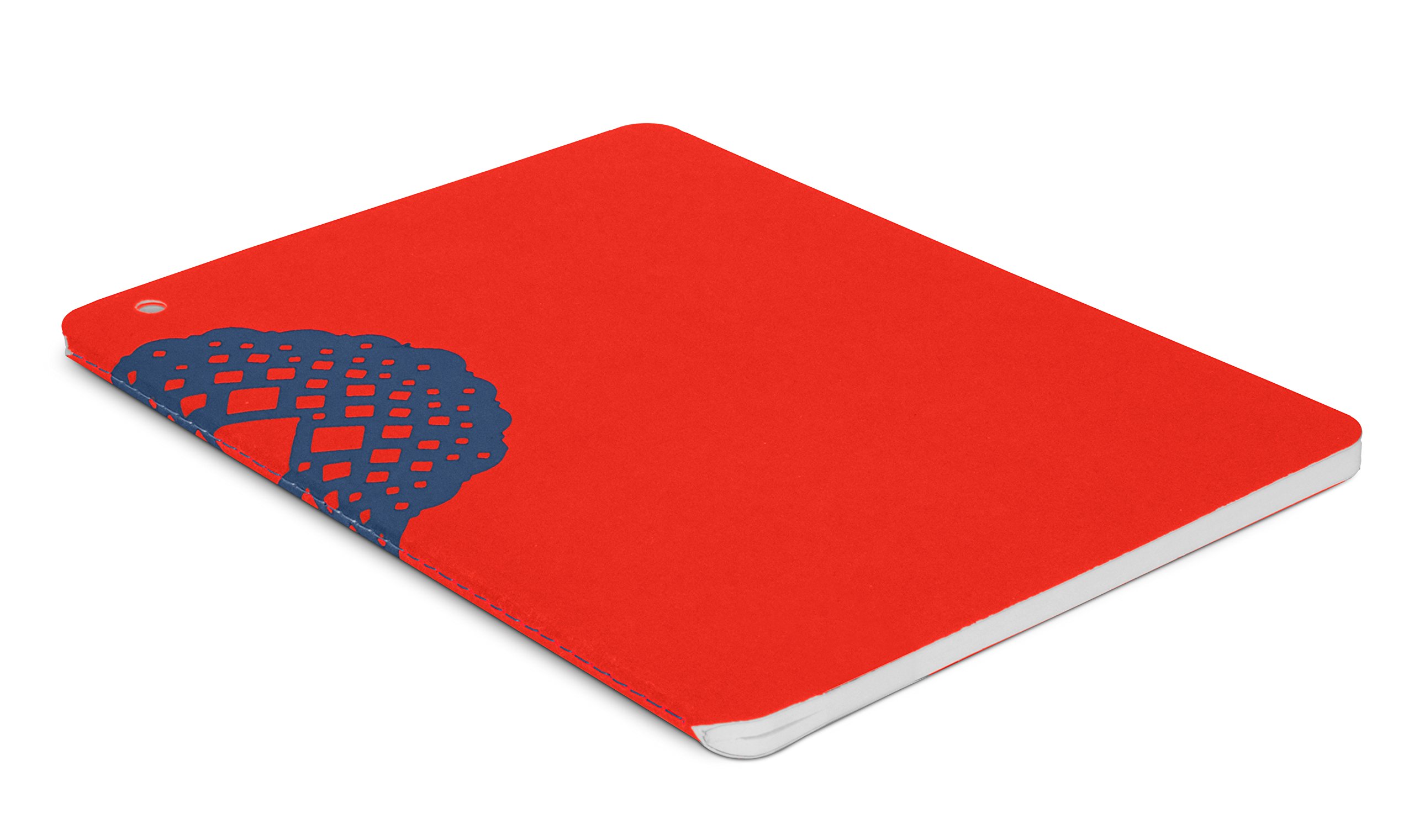 Carnet - Blue on Red Wraparound | Knock Knock - 3 | YEO