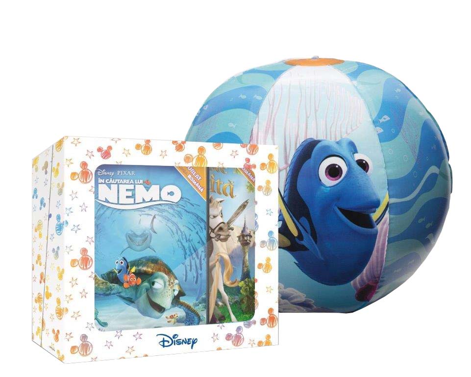 Pachet 2DVD + Minge de plaja Dory | Andrew Stanton, Chris Buck, Kevin Lima