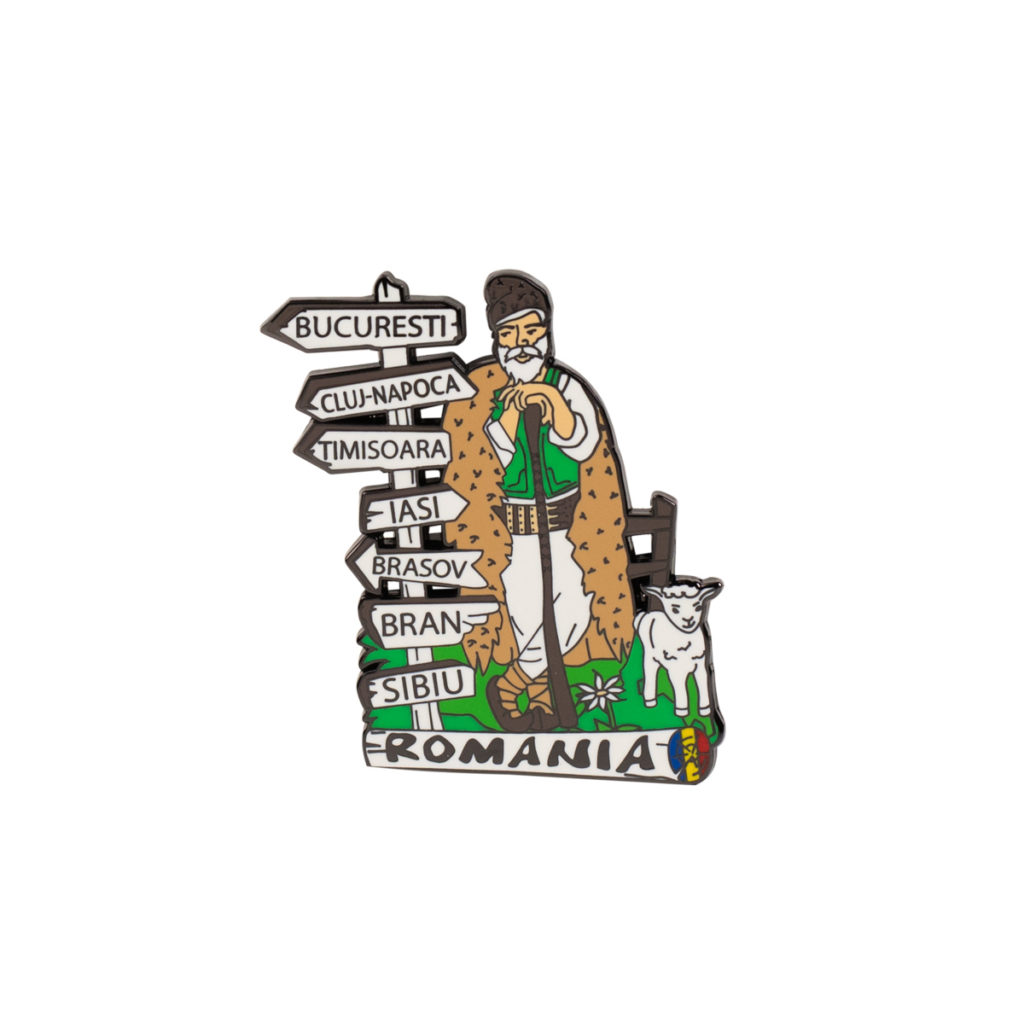 Magnet de frigider Romania - Ciobanas | Magnetella