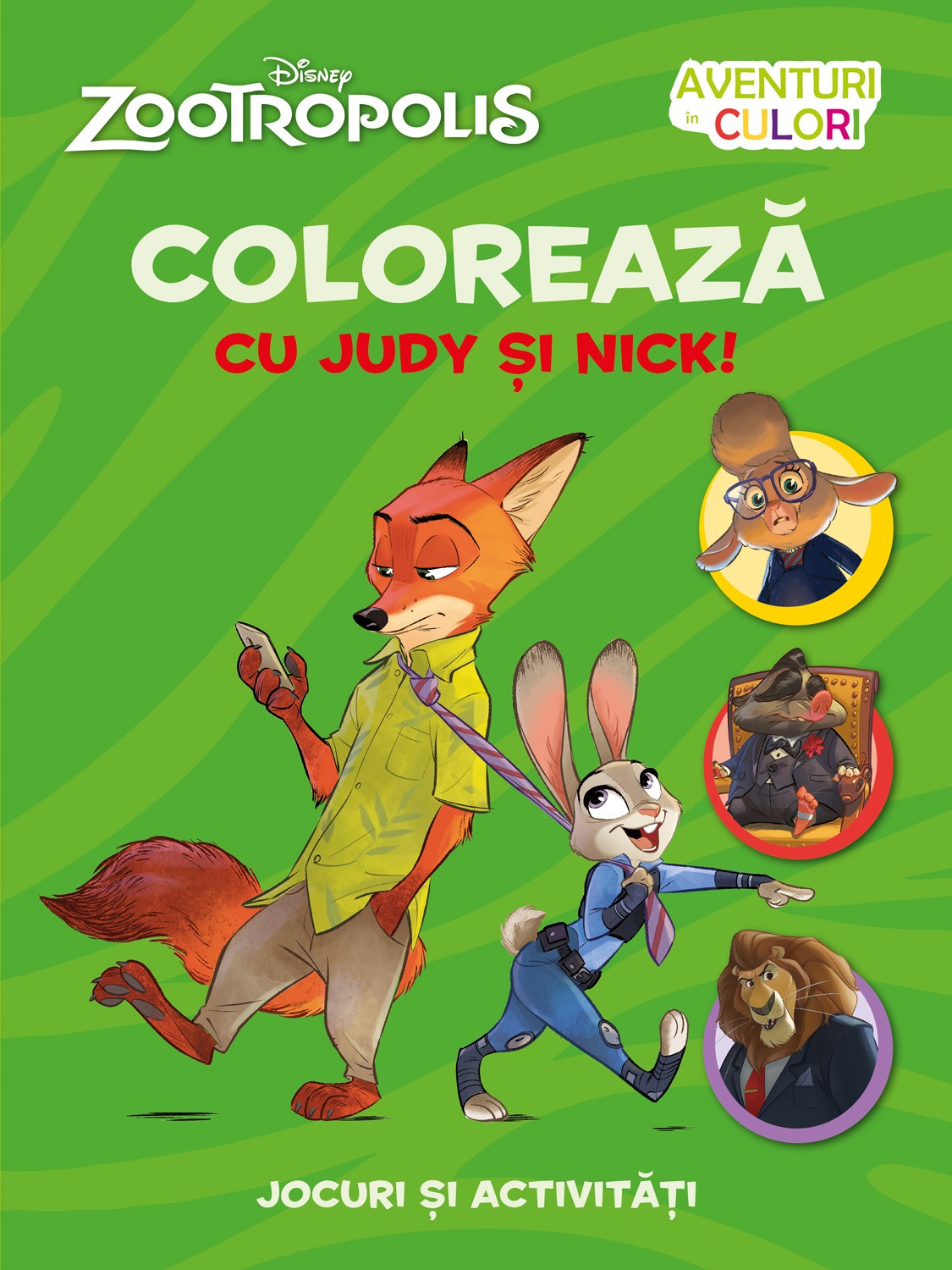 Zootropolis. Coloreaza cu Judy si Nick |