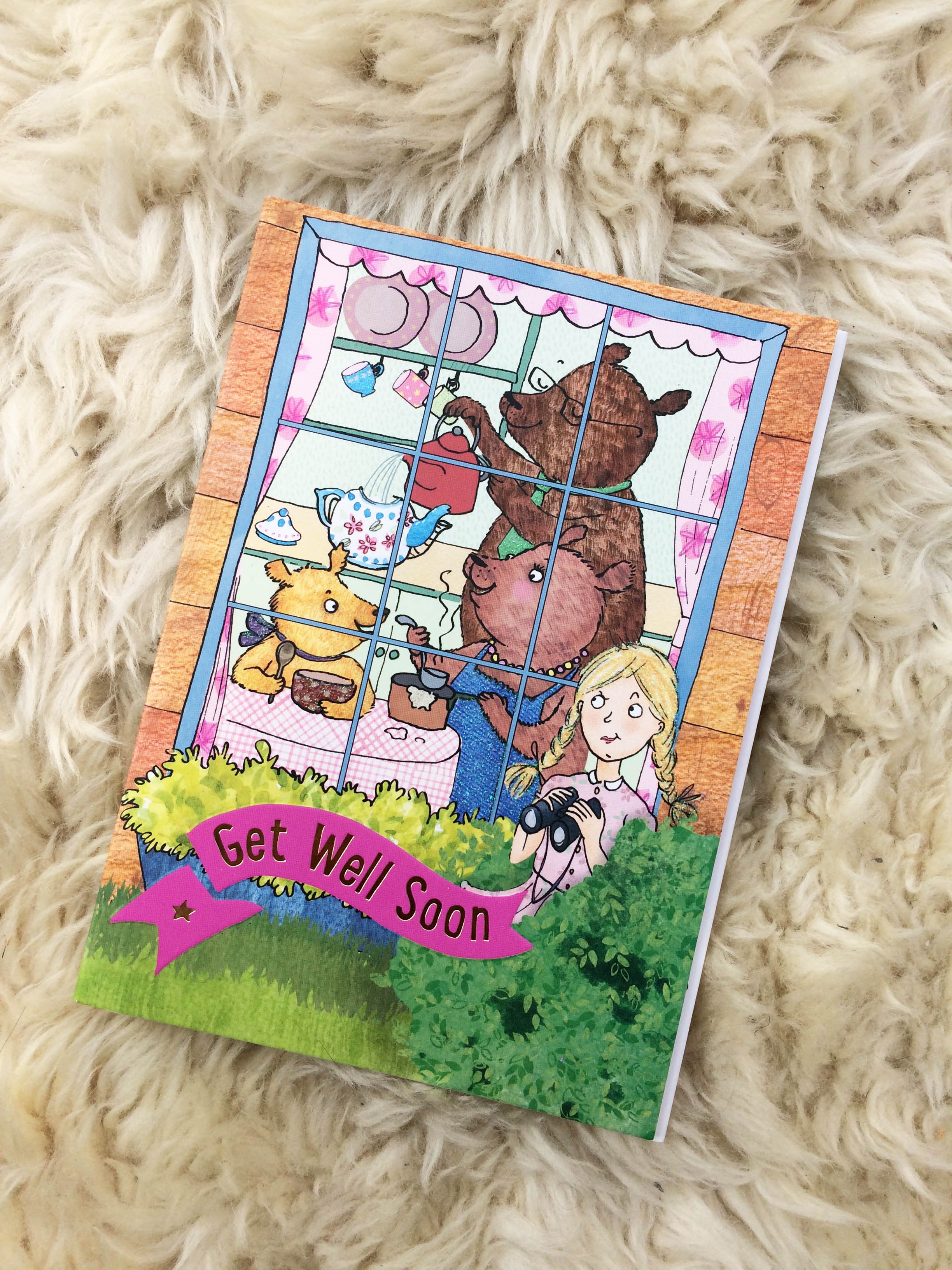 Felicitare cu poveste - Goldilocks and the Three Bears | Cardoo