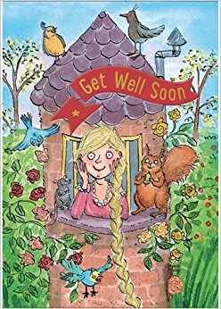 Felicitare interactiva - Rapunzel - Get well soon | Cardoo