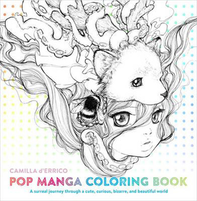 Pop Manga Coloring Book | Camilla D\'Errico
