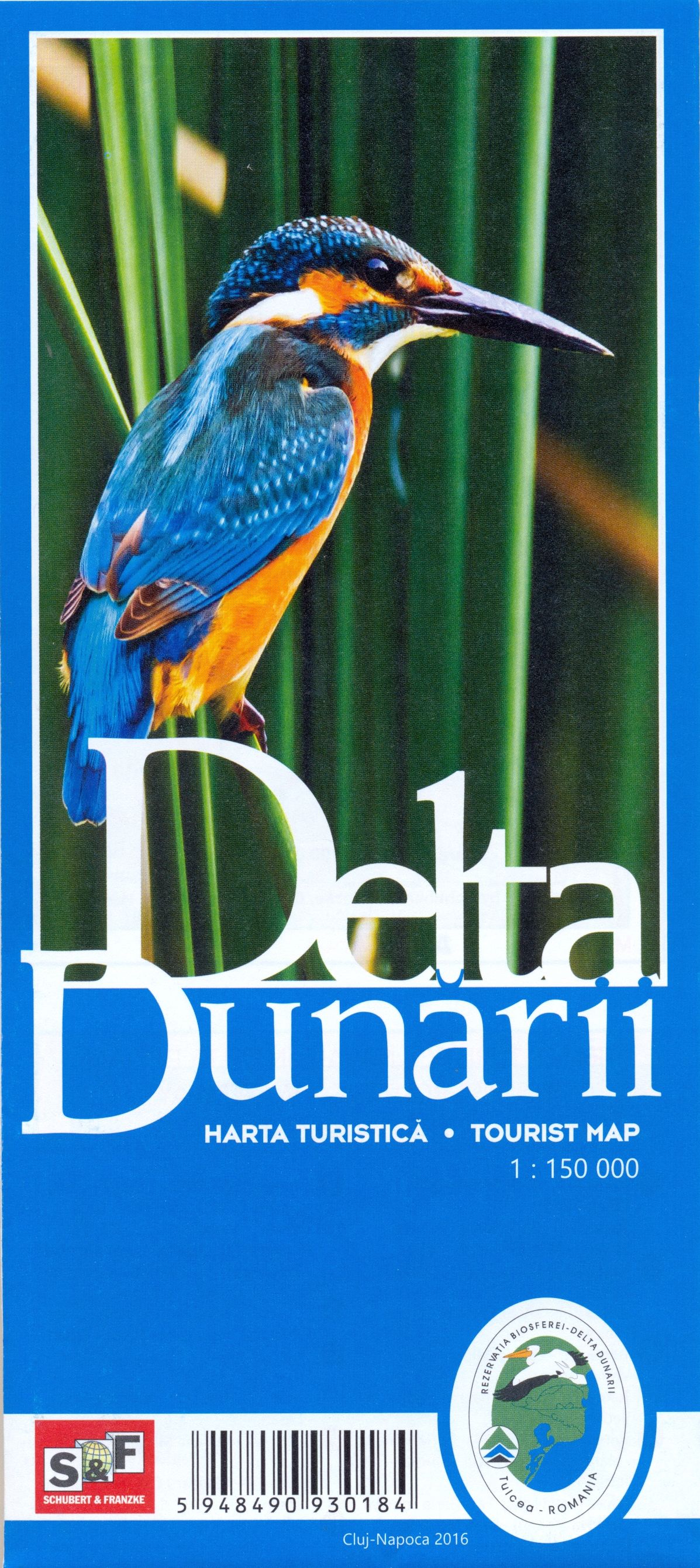 Harta turistica Delta Dunarii |