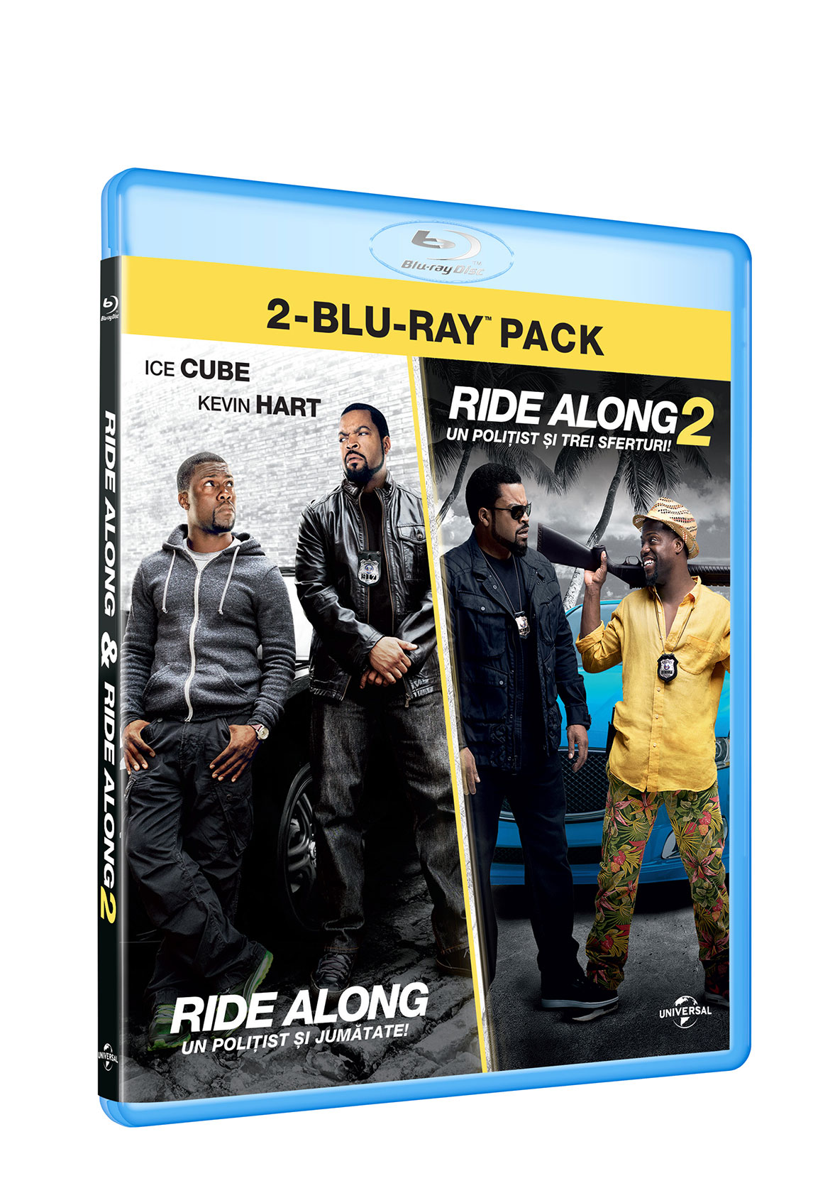 Un polițist si jumatate! & Un politist si trei sferturi! (Blu Ray Disc) / Ride Along 1 & 2 | Tim Story