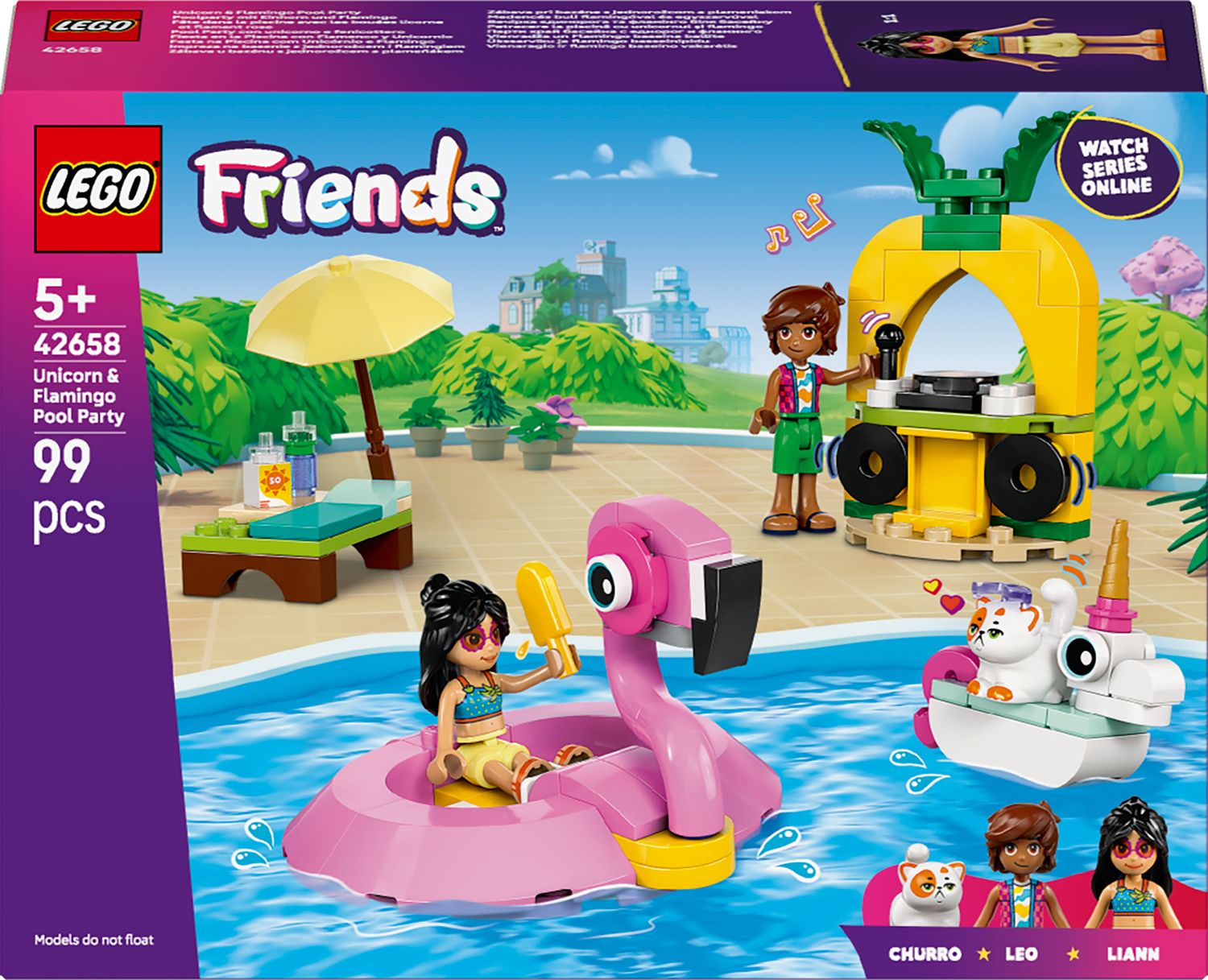 LEGO Friends - Unicorn & Flamingo Pool Party (42658) | LEGO - imagine 11