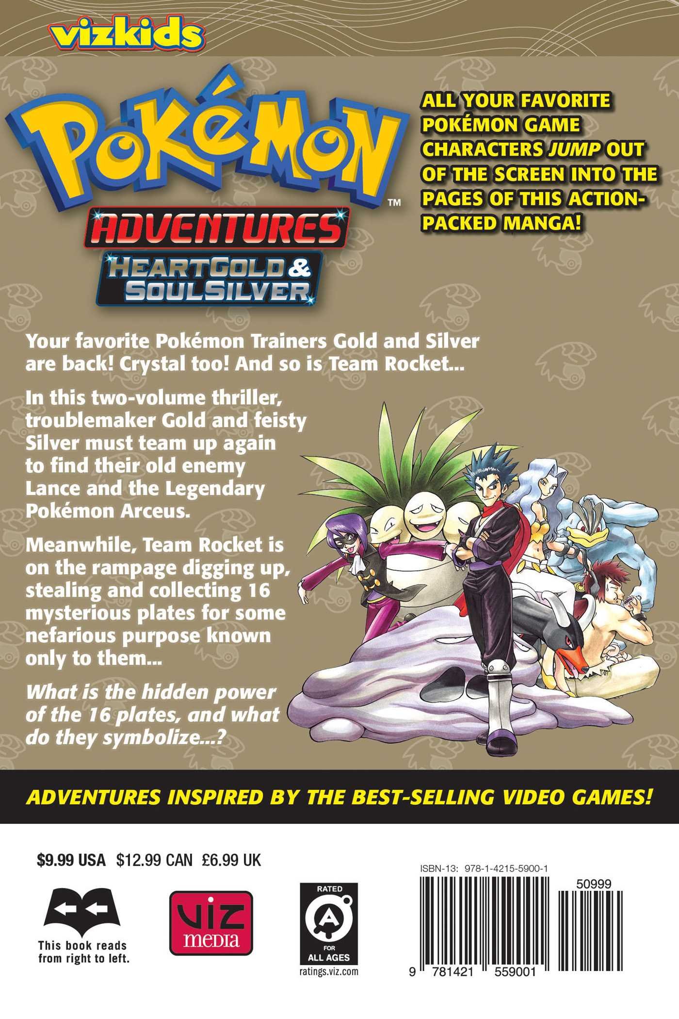 Pokemon Adventures: HeartGold and SoulSilver - Volume 1 | Hidenori Kusaka, Satoshi Yamamoto