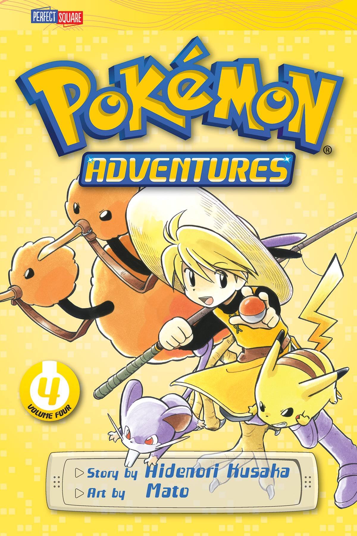 Pokemon Adventures - Volume 4 | Hidenori Kusaka, Mato