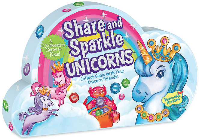 Joc de societate -  Unicorni sclipiciosi | Peaceable Kingdom - 3