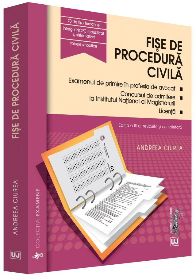 Fise de procedura civila | Andreea Ciurea carturesti.ro poza noua