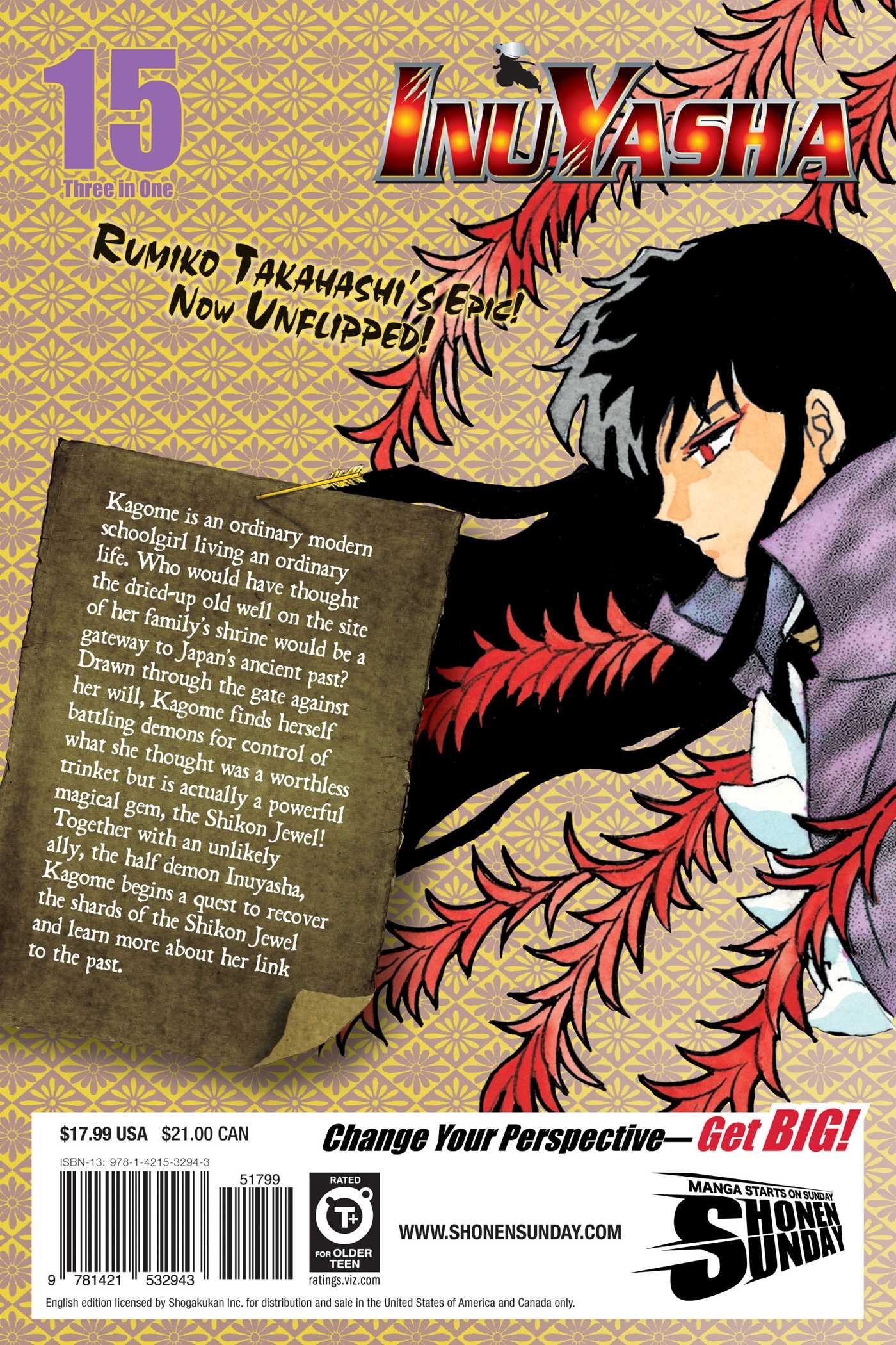 Inuyasha (3-in-1 Edition) - Volume 15 | Rumiko Takahashi - 1 | YEO