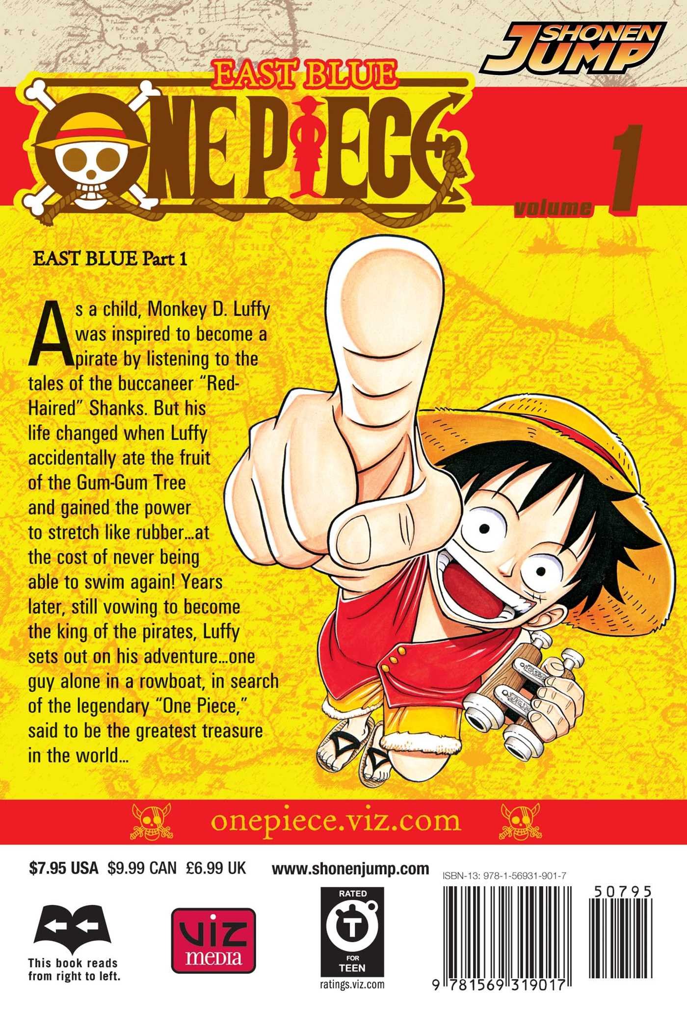 One Piece - Volume 1 | Eiichiro Oda - 1 | YEO