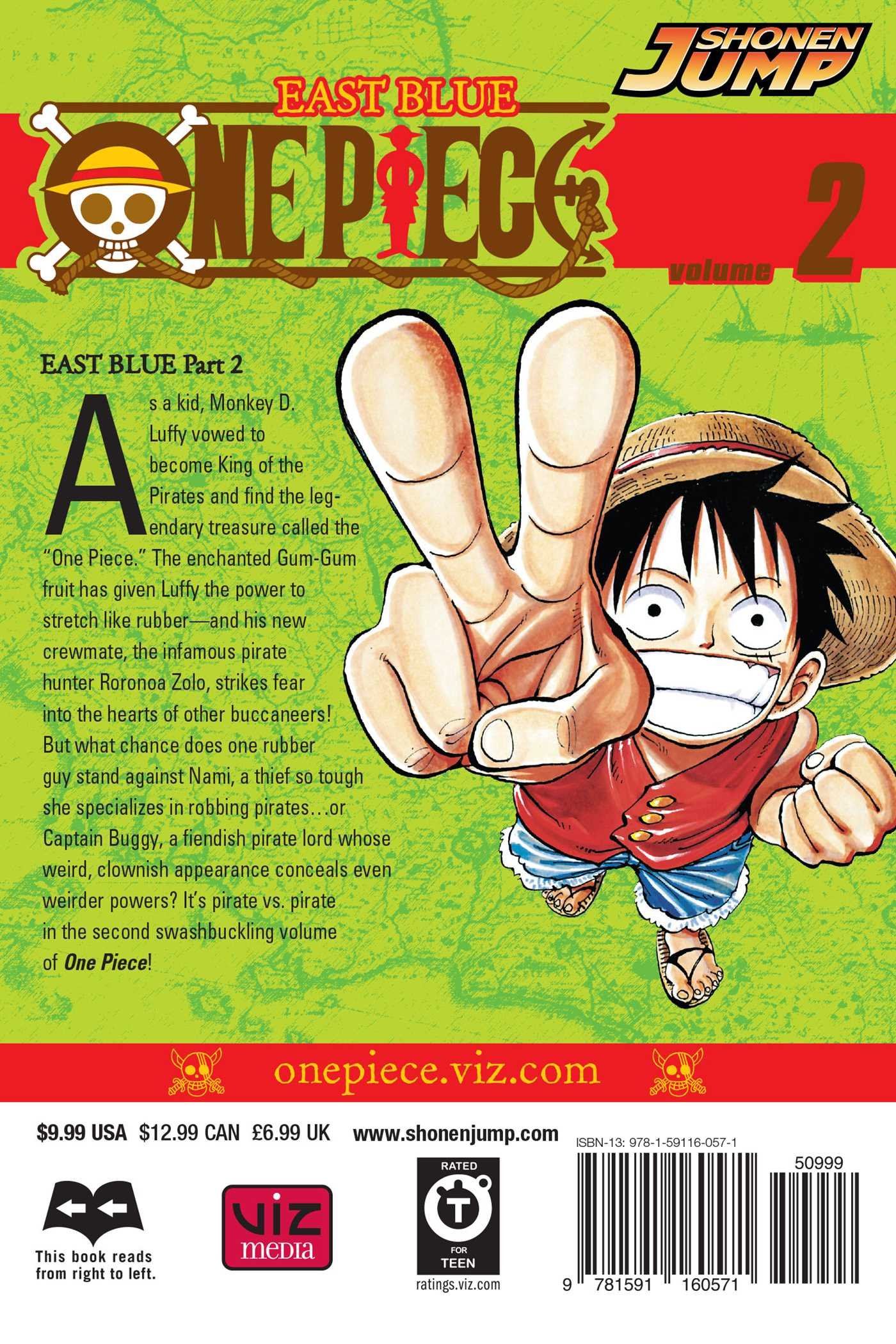 One Piece - Volume 2 | Eiichiro Oda - 1 | YEO