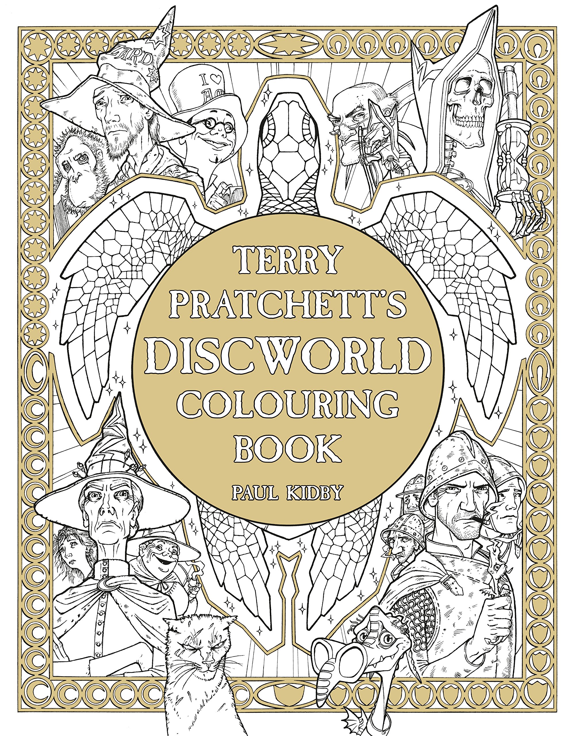 Terry Pratchett\'s Discworld Colouring Book | Paul Kidby - 1 | YEO