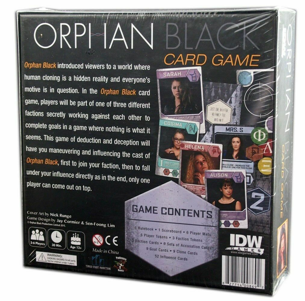 Joc - Orphan Black Card Game | IDW Games