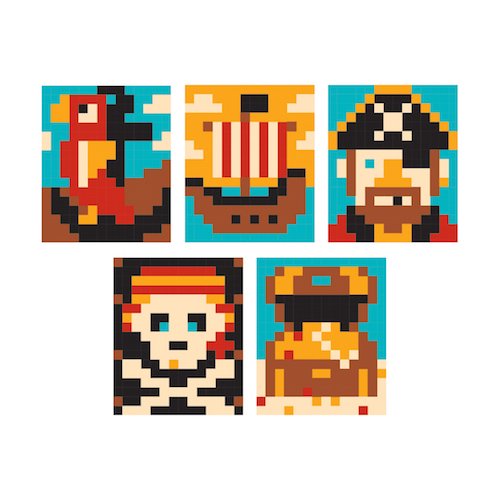 Joc Pixels Magnetic - Pirates Ahoy | Galison