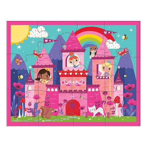 Puzzle - Princess Castle Pouch | Mudpuppy - 0