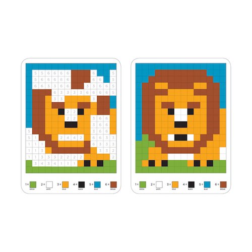 Joc Pixels Magnetic - Zoo Animals | Galison