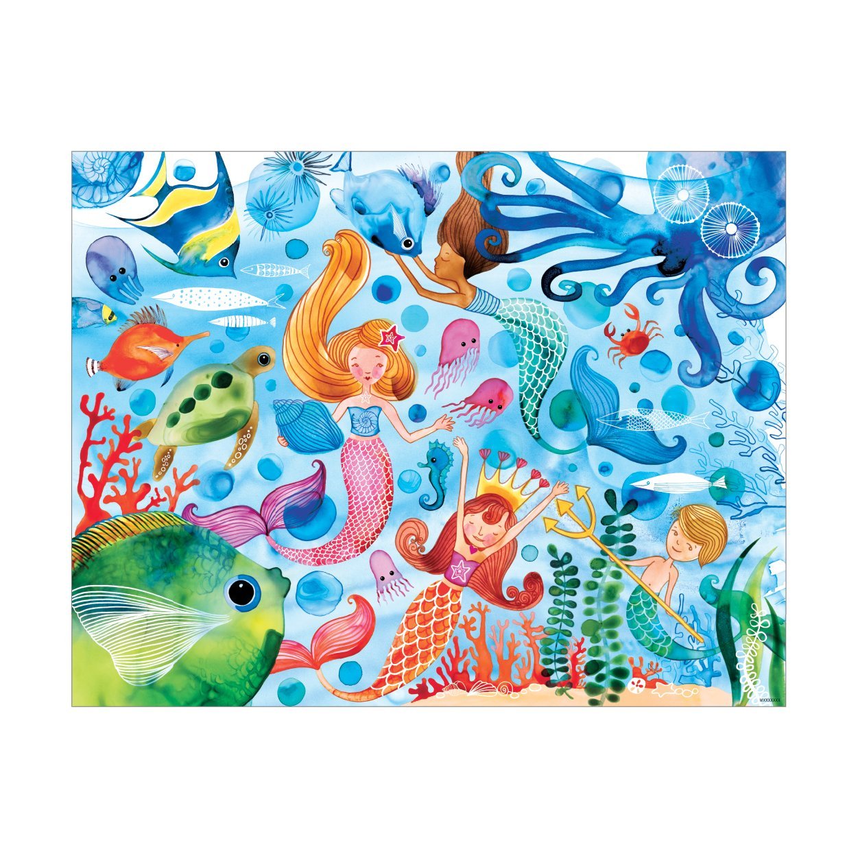 Puzzle in cutie rotunda - Sirenele | Mudpuppy
