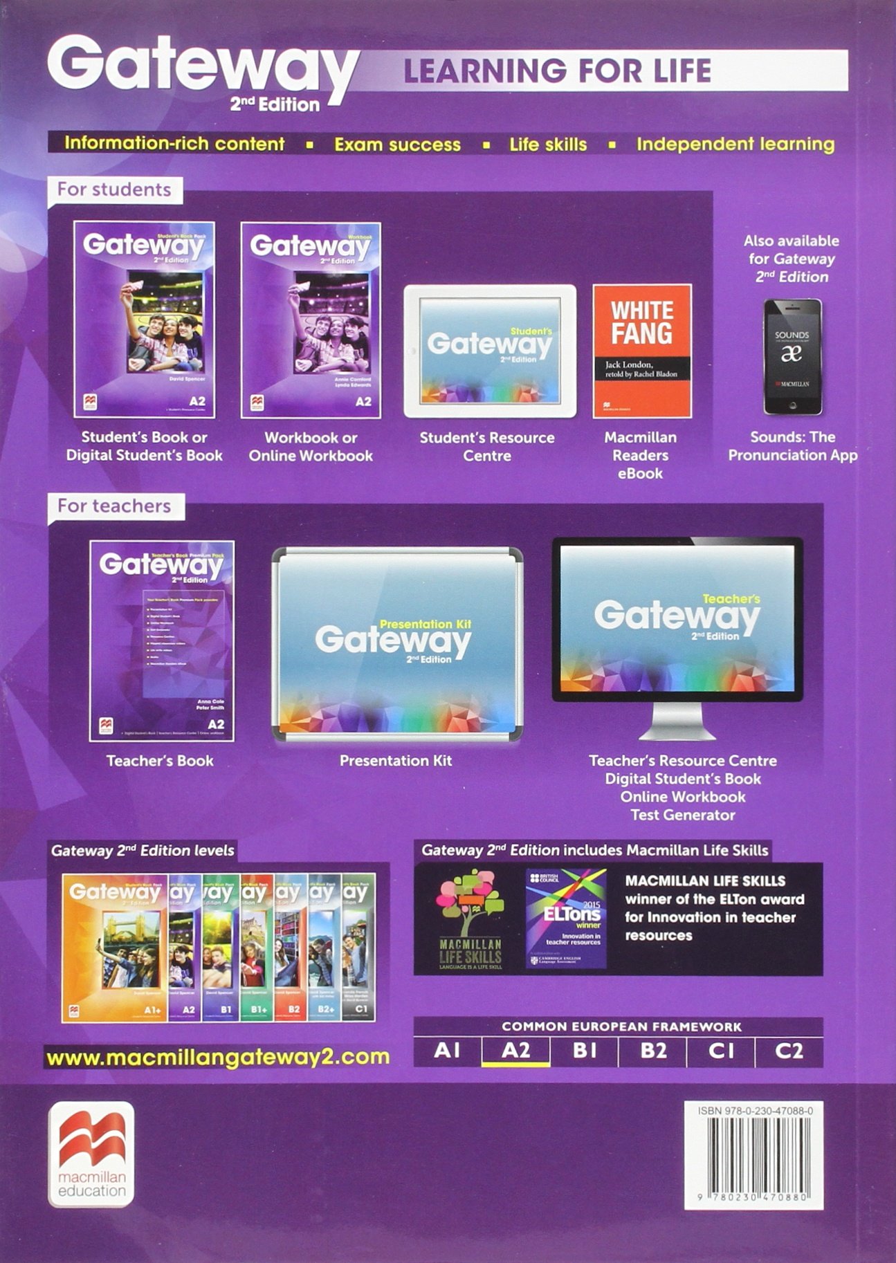 Gateway A2 Workbook | Lynda Edwards, Annie Cornford, David Spencer - 1 | YEO