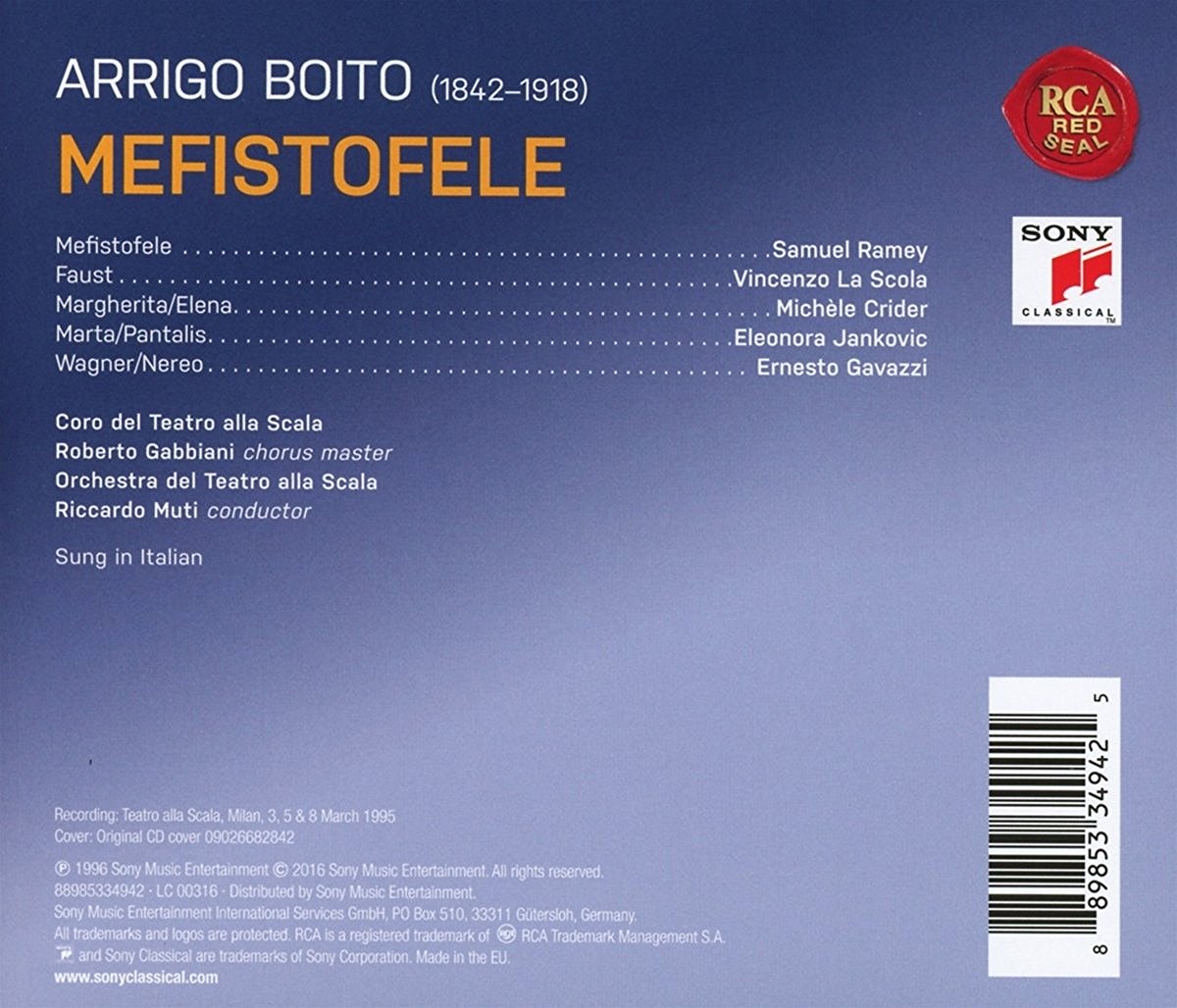 Boito - Mefistofele | Riccardo Muti - 1 | YEO