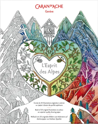 L\' Esprit des Alpes - Colouring Book |